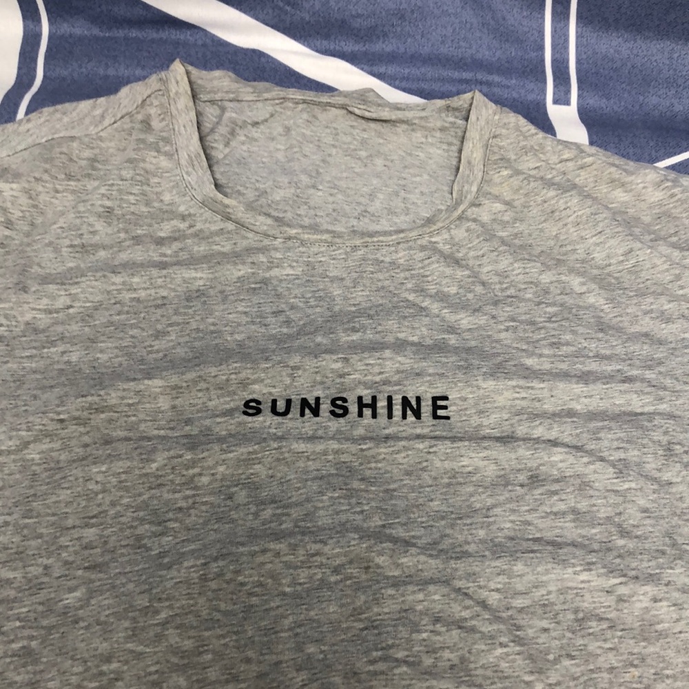 Heather Gray Short Sleeve Crew Neck Tee - Picture 2 of 5